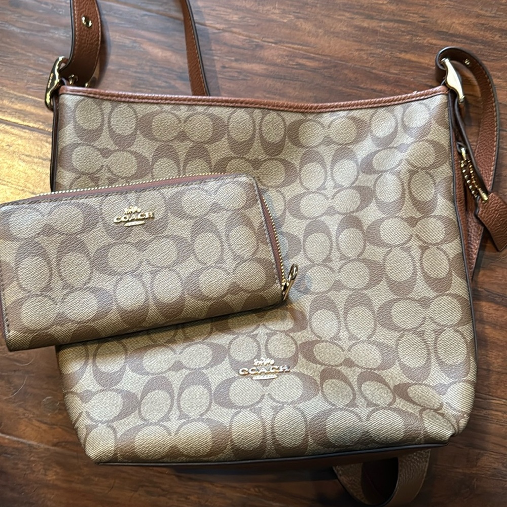 Coach crossbody and wallet